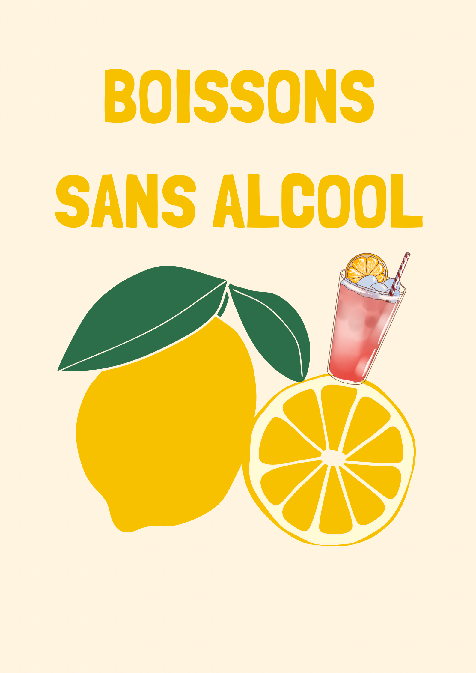 Boissons sans alcool