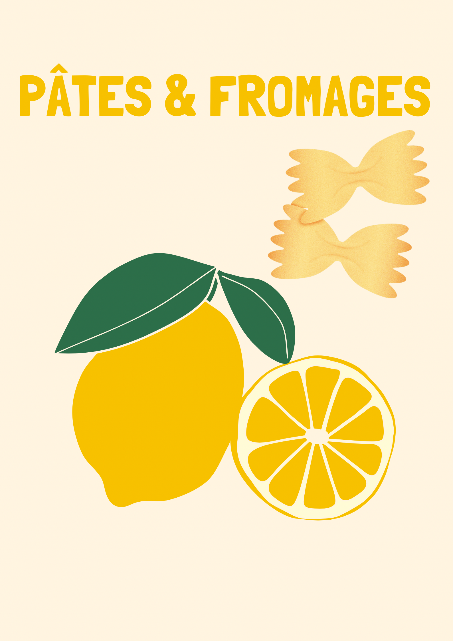 Pâtes et Fromages