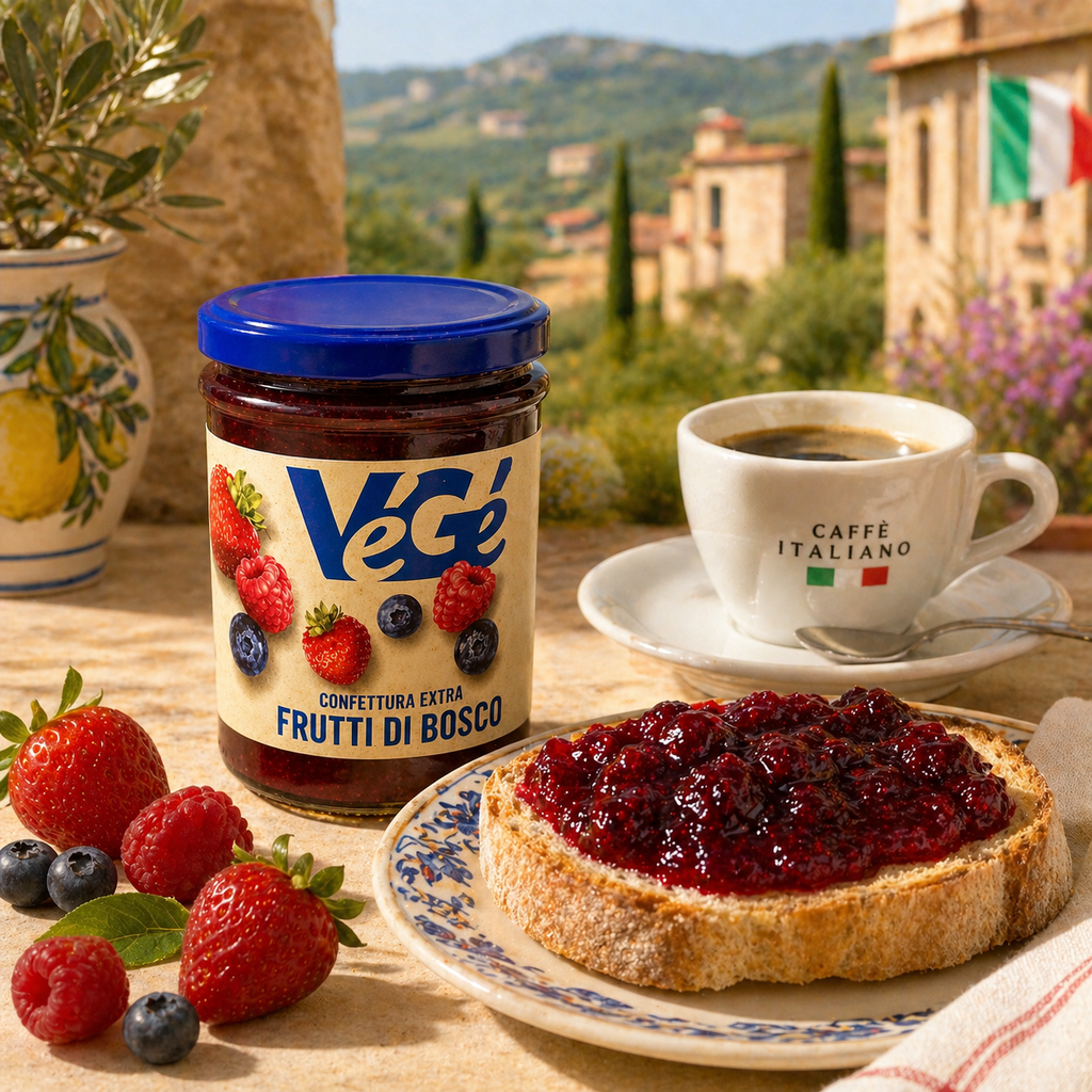 Confiture aux fruits des bois