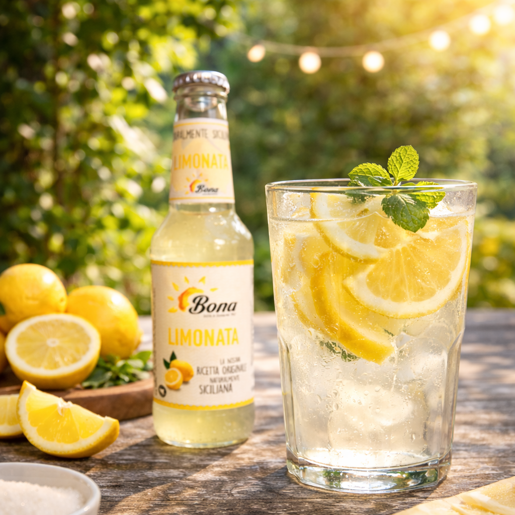 Limonade sicilienne au citron