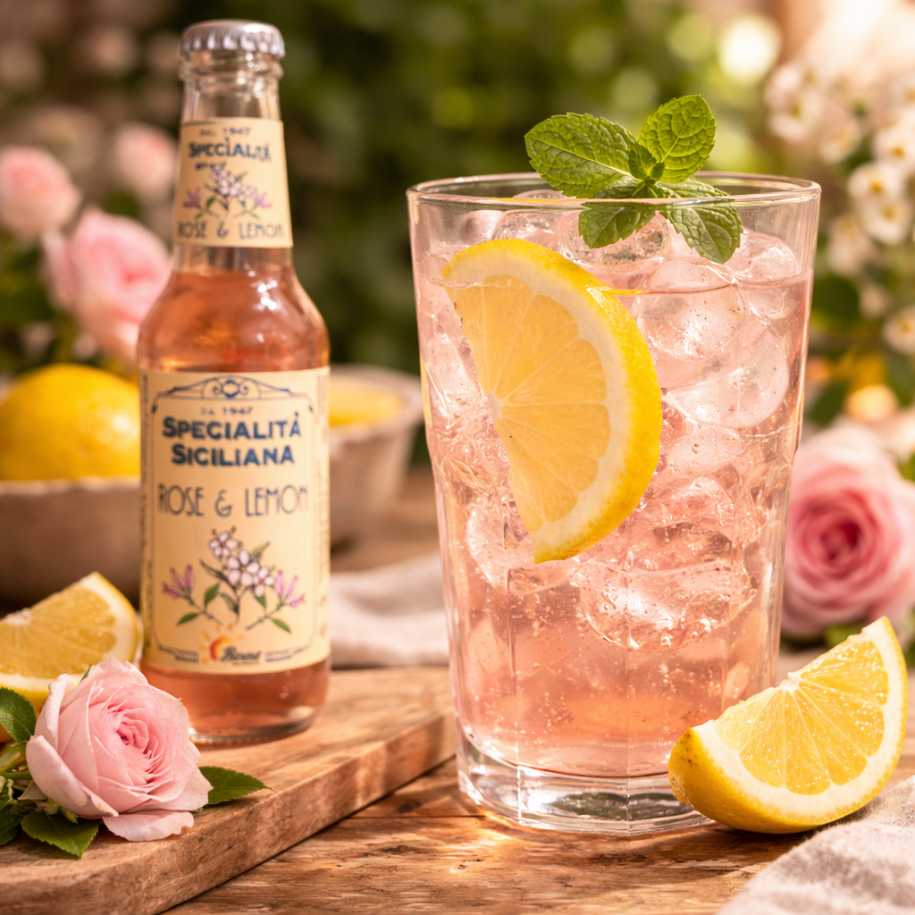 Limonade rose et citron
