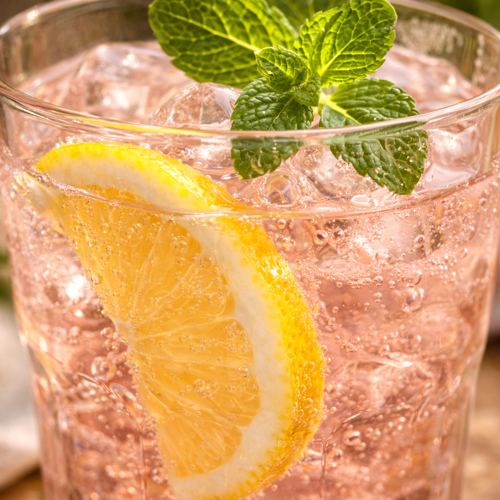 Limonade rose et citron