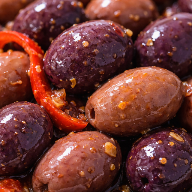 Olive violette relevée