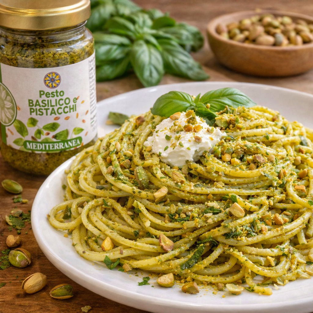 Pesto basilic et pistache