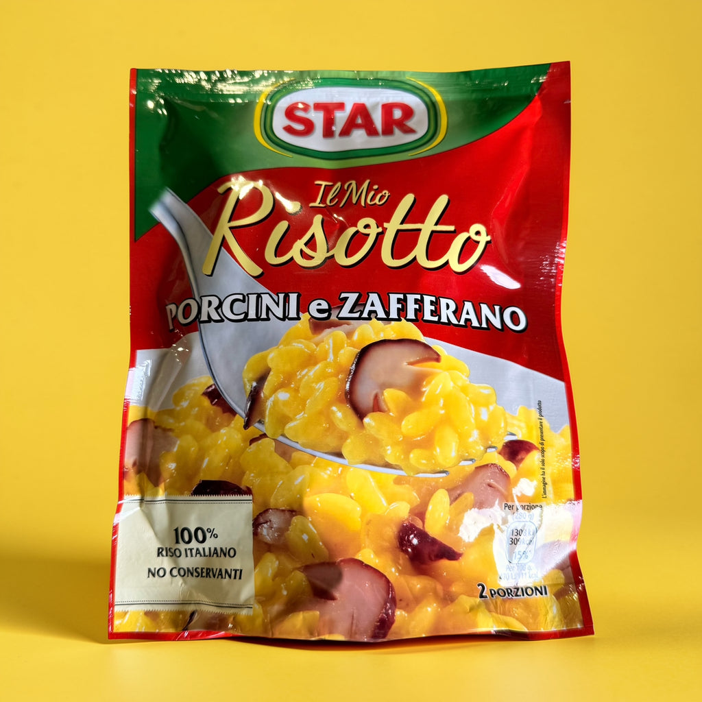 Risotto aux cèpes et safran