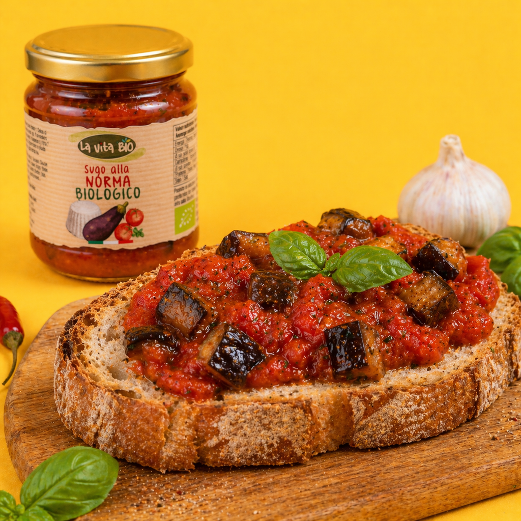 Sauce tomate aux aubergine & ricotta